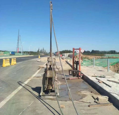 宜良公路高聚物注浆加固